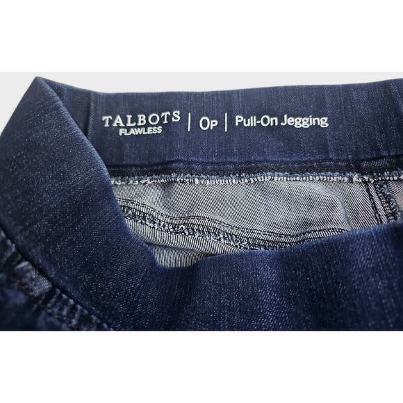 Talbots ~Woman Size 0 Petite~ Flawless Blue Denim Pull-On Jegging Stretchy. - Picture 12 of 12